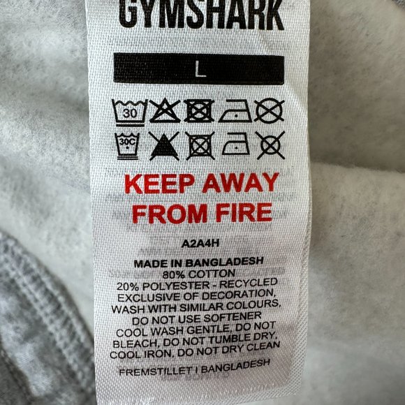 Gymshark Joggers Mens Large Gray Sweatpants‎ Athleisure Workout Gym W34 - Picture 15 of 16